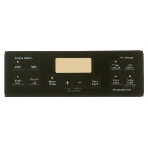 1 of WB07X26701 GE Oven Overlay T09 OEM Replacement, NEW FAST SHIP Fits Many Appliance Models