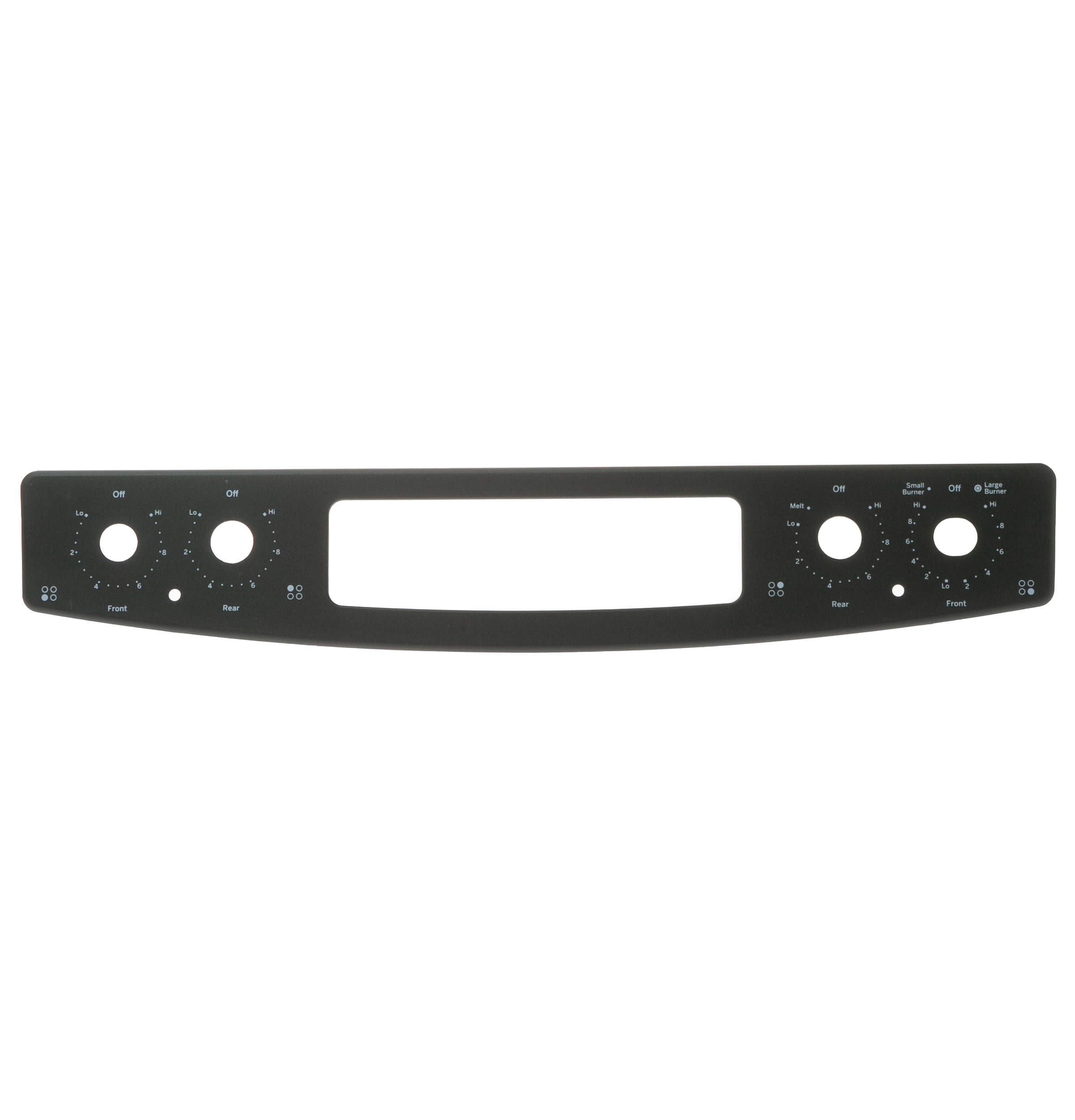 WB07X26742 GE Range Faceplate OEM Replacement, NEW FAST SHIP Fits Many Appliance Models