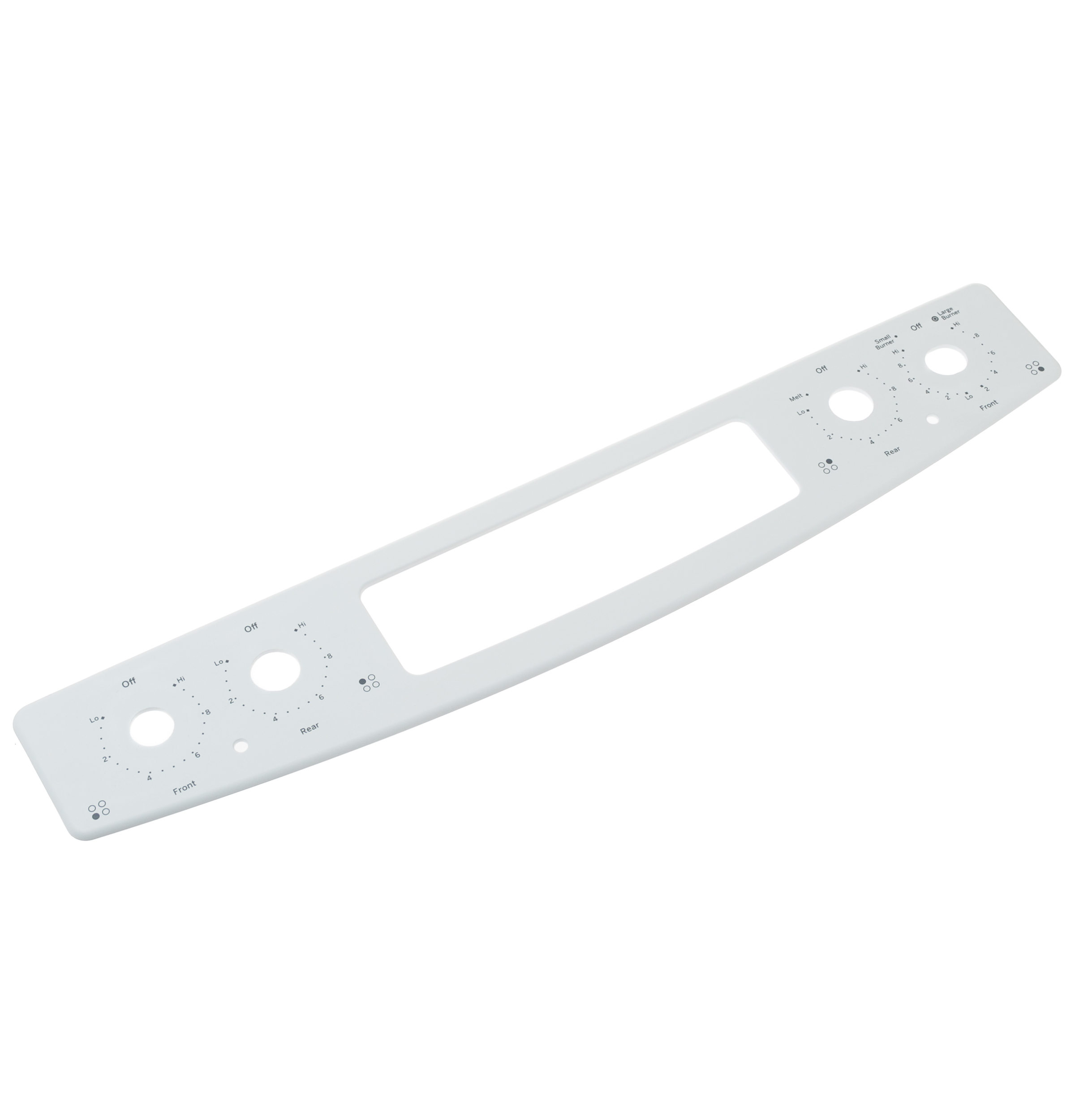 WB07X26748 GE Range White Faceplate Screw