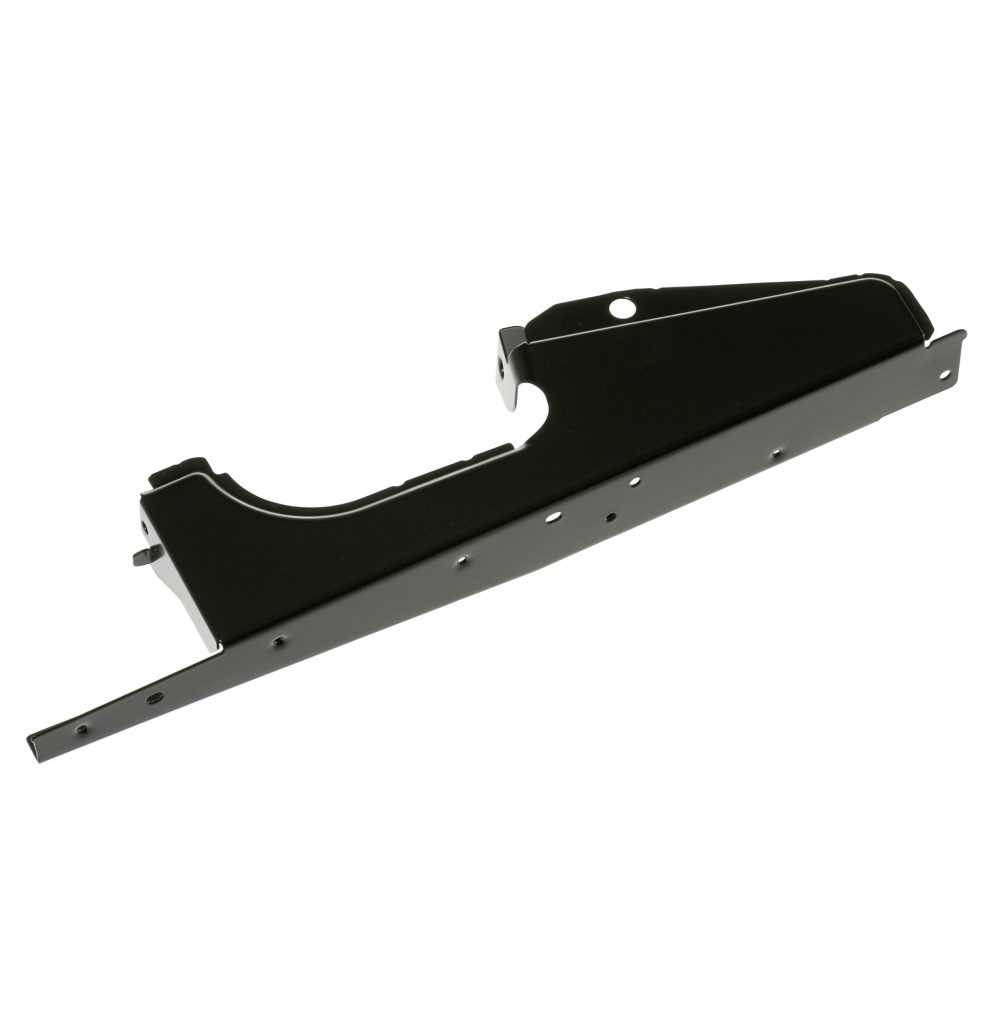 WB07X27826 GE Range Right End Plate (Black)