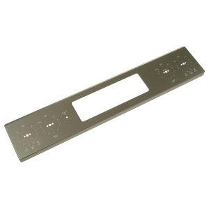 WB07X30059 GE Range Control Panel Overlay Assembly