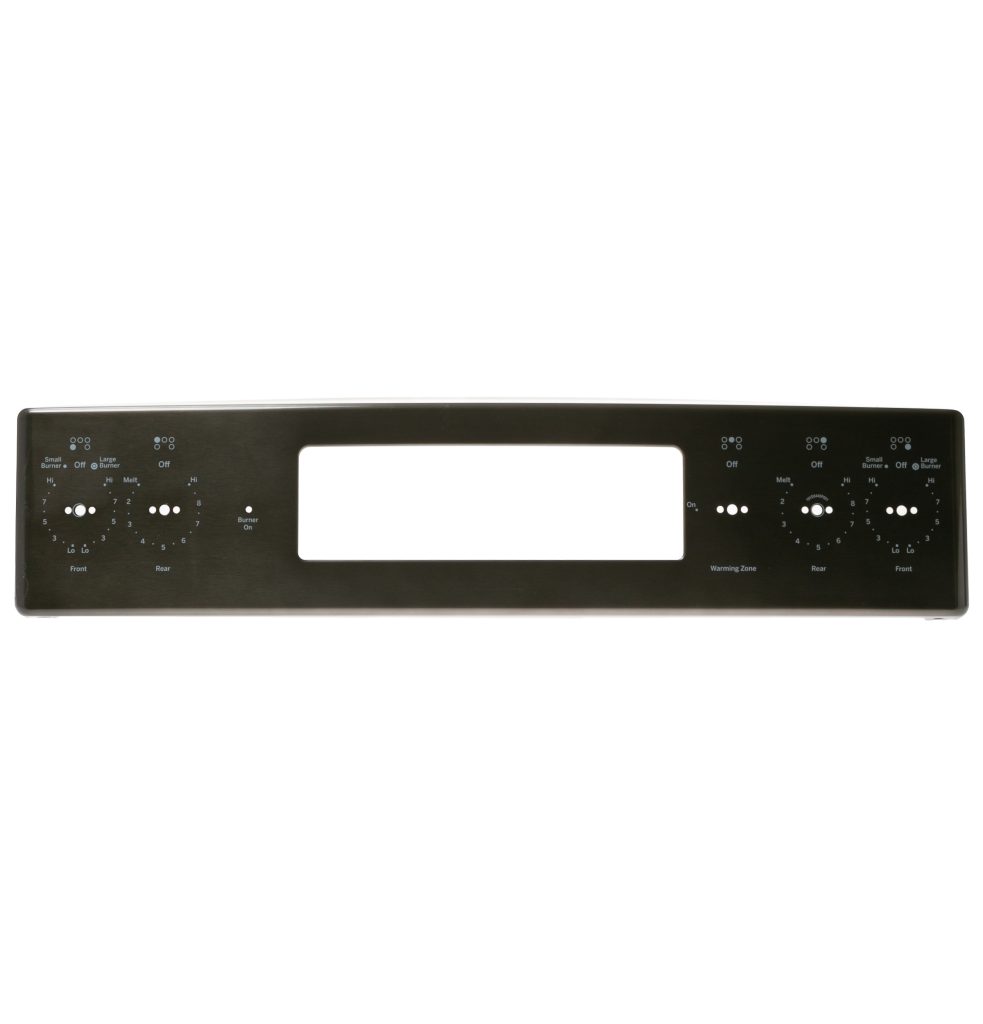 WB07X30072 GE Range Control Panel Trim Assembly