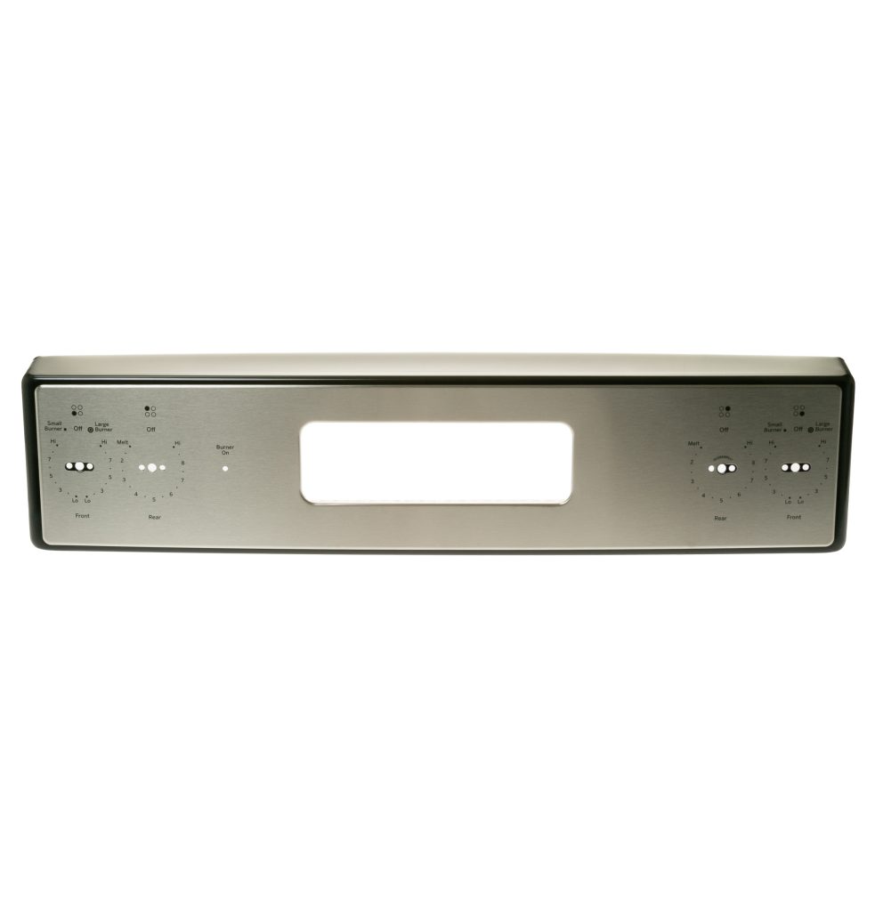 WB07X31195 GE CONTROL PANEL TRIM Assembly Stainless Steel OEM