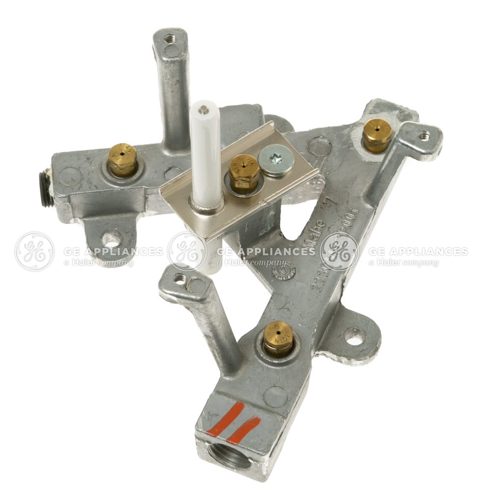 WB16X20608 GE Range Top Burner Injector Assembly