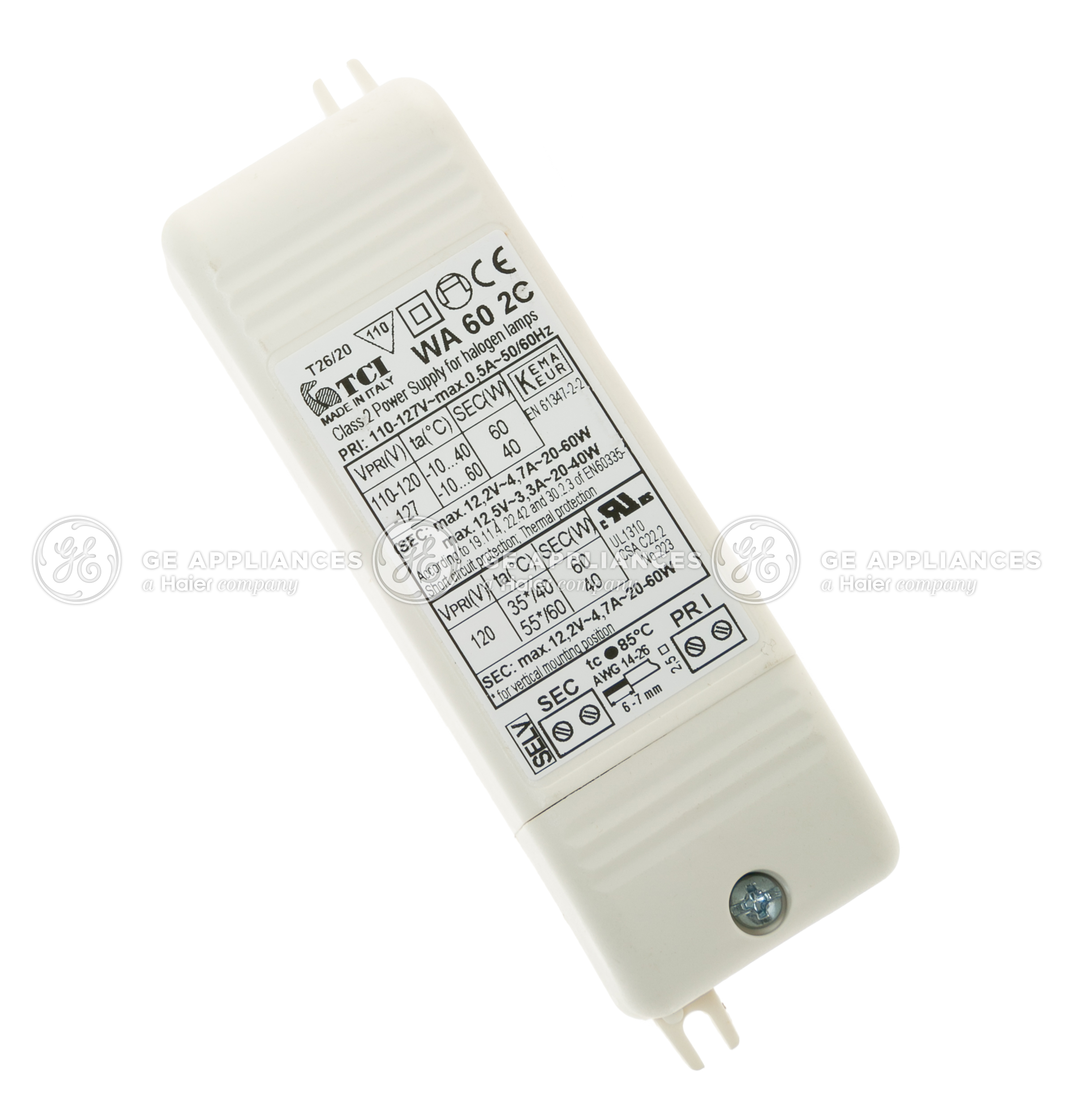 WB26X26531 GE Range Hood Transformer