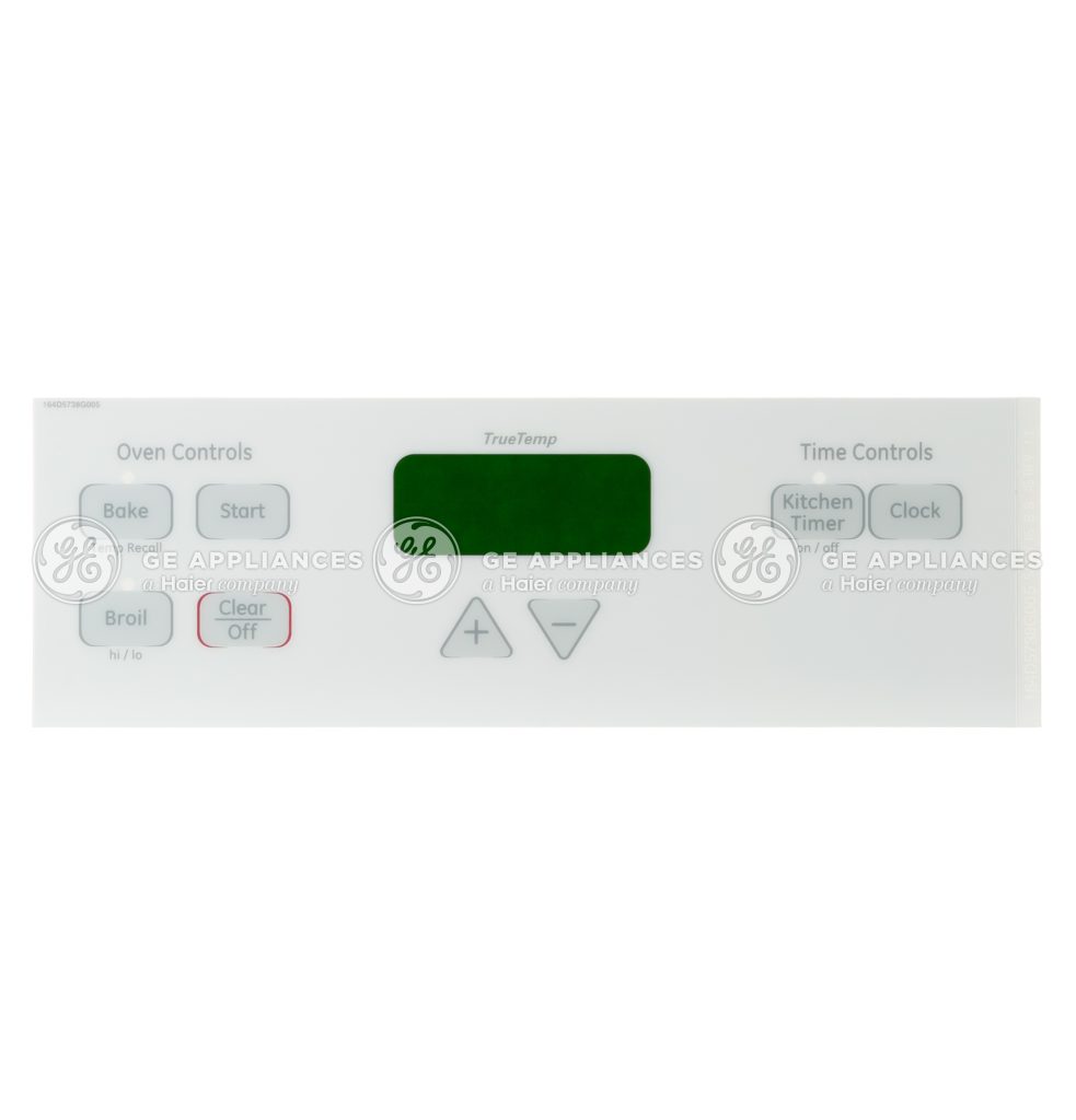 WB27T11090 GE FACEPLATE GRAPHICS Assembly OEM