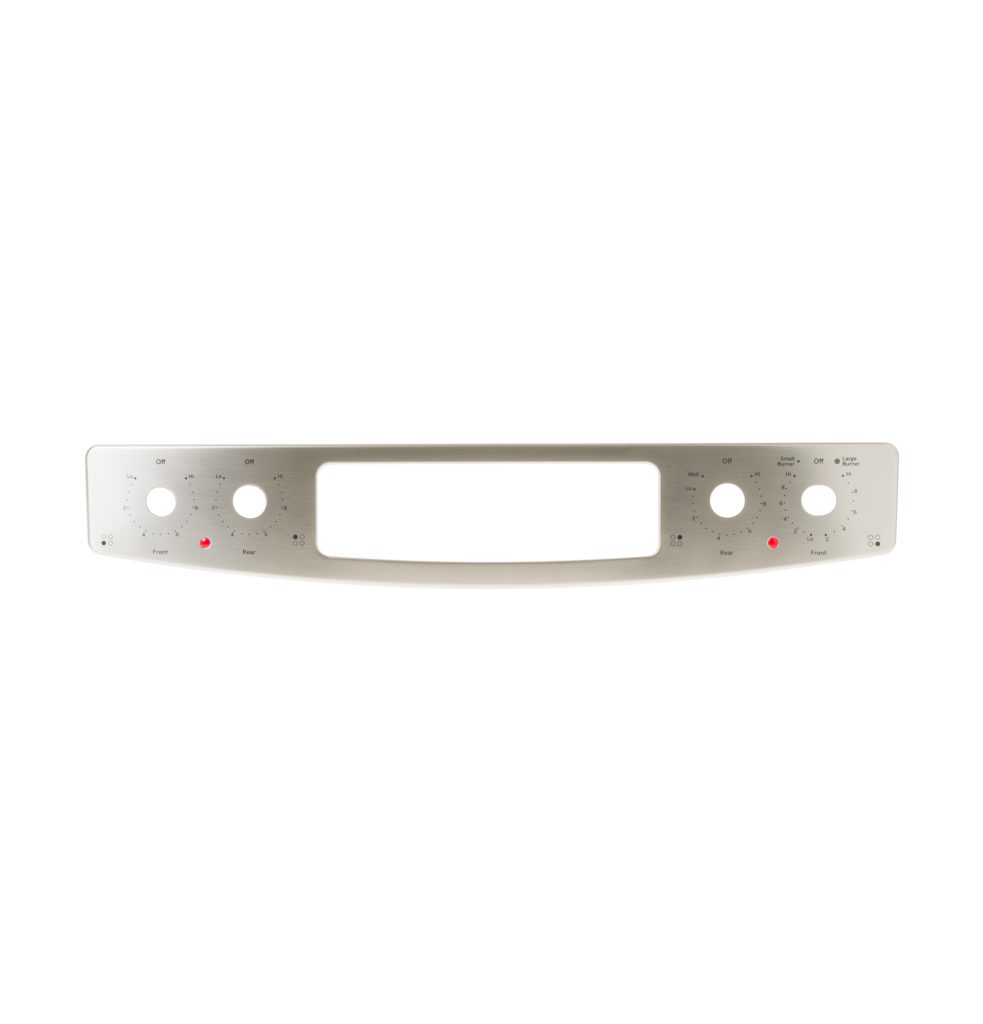 WB27X20065 GE Range Panel Overlay Assembly