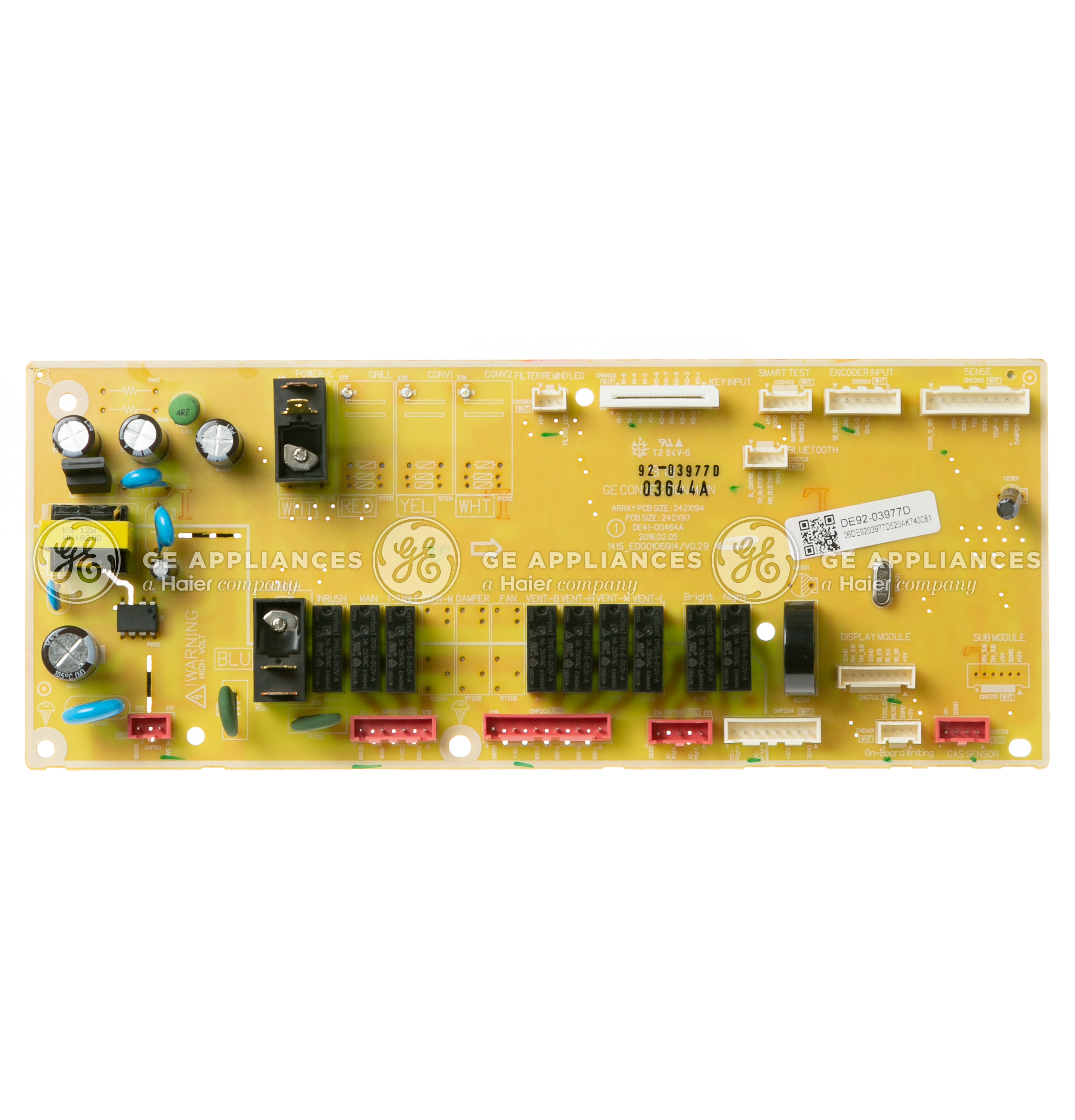 WB27X26810 GE Microwave Main PCB Assembly