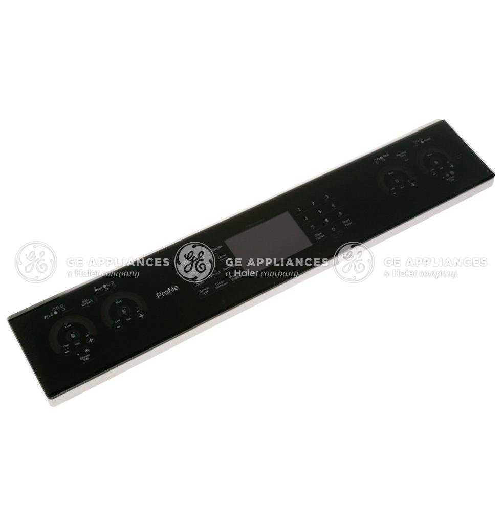 WB27X40488 GE Range Control Panel Stainless OVERLA