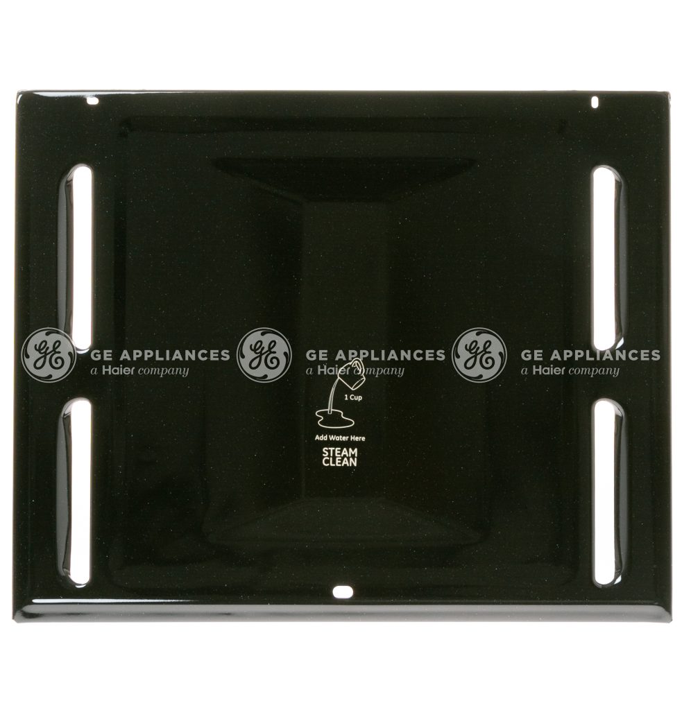 WB35X37975 GE Range Bottom and Deflector Assembly