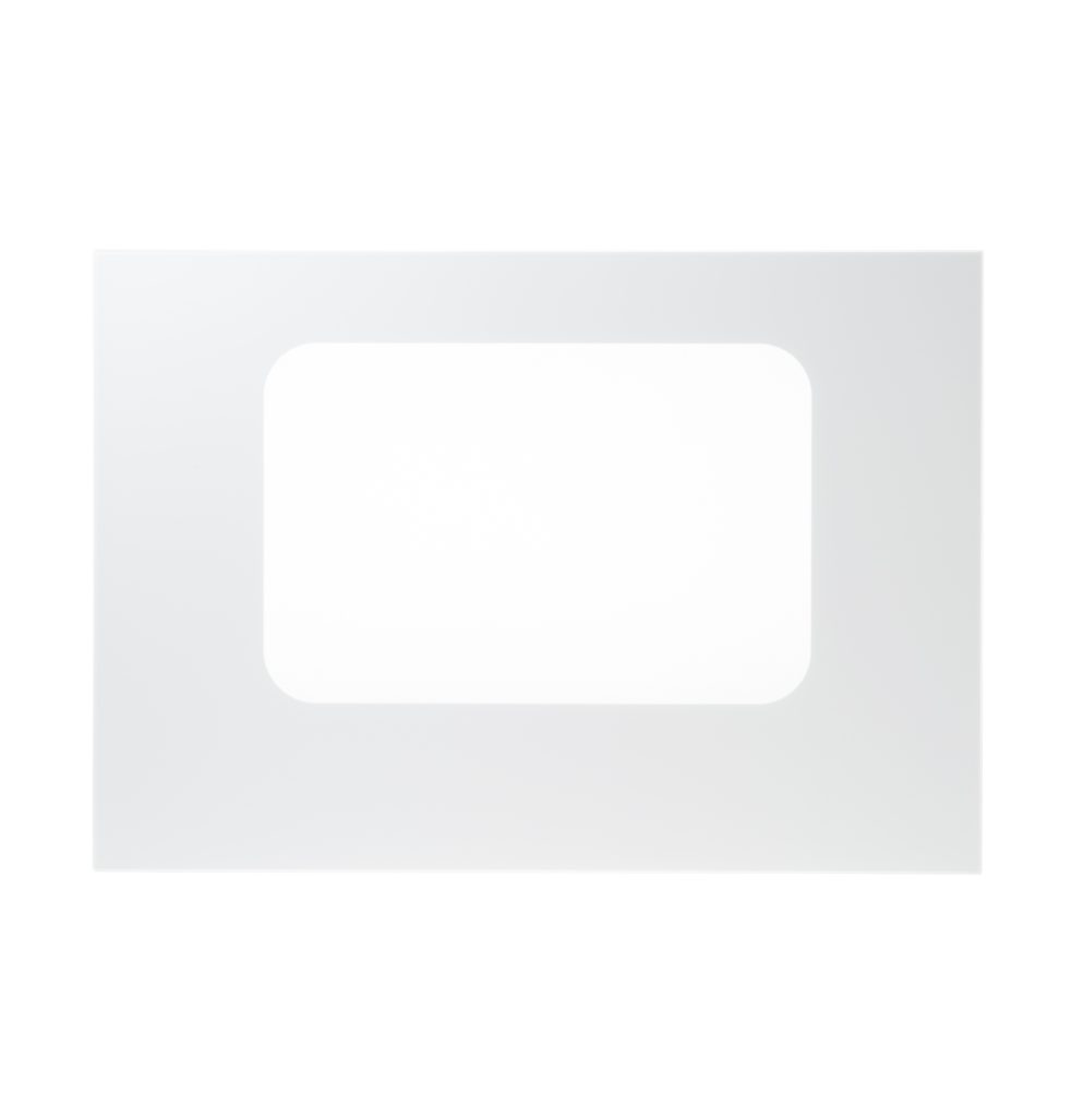 WB56T10145 GE GLASS OVN DR (White) OEM