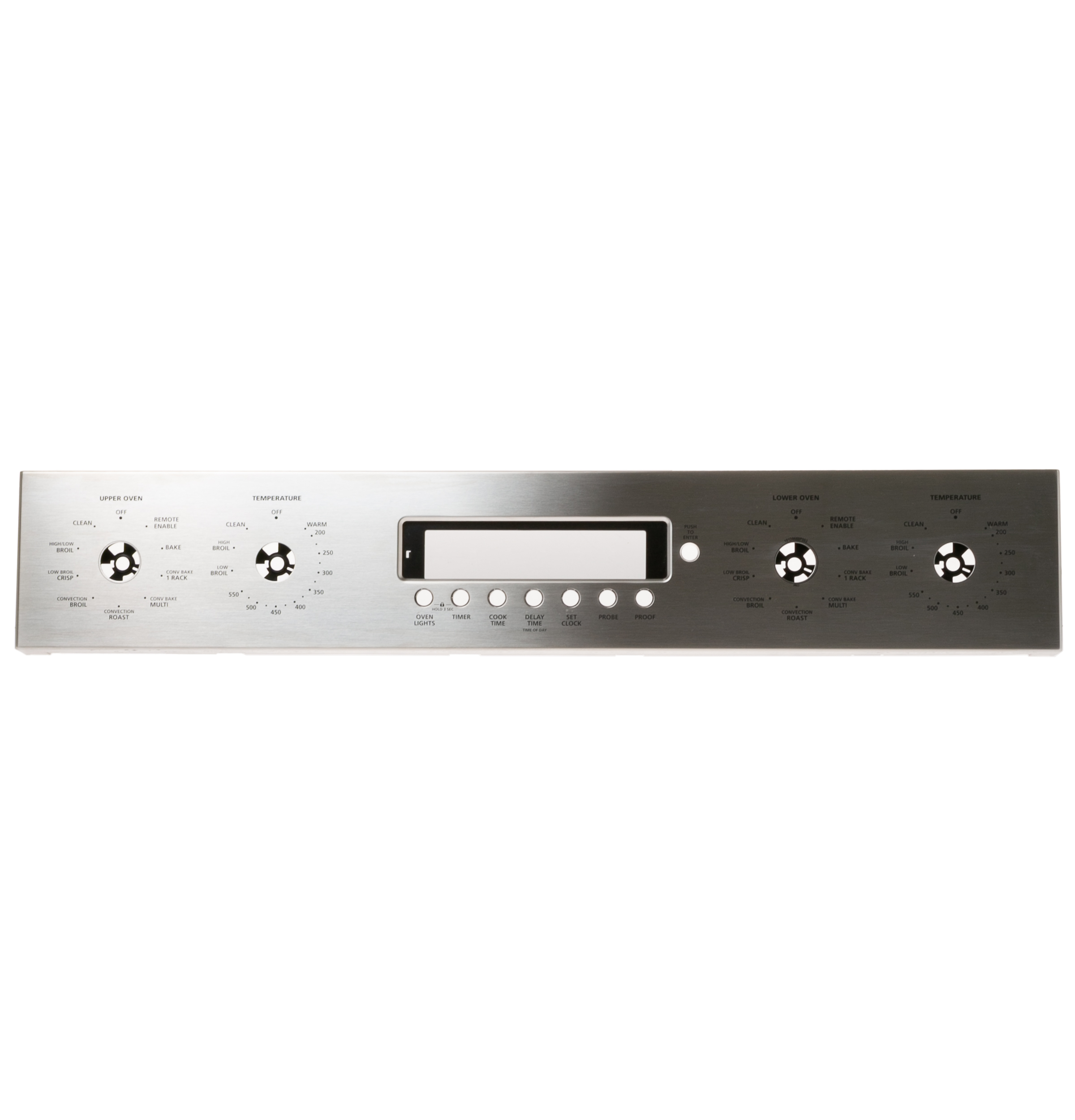 WB56X23612 GE Oven Control Panel and Frame Assembly
