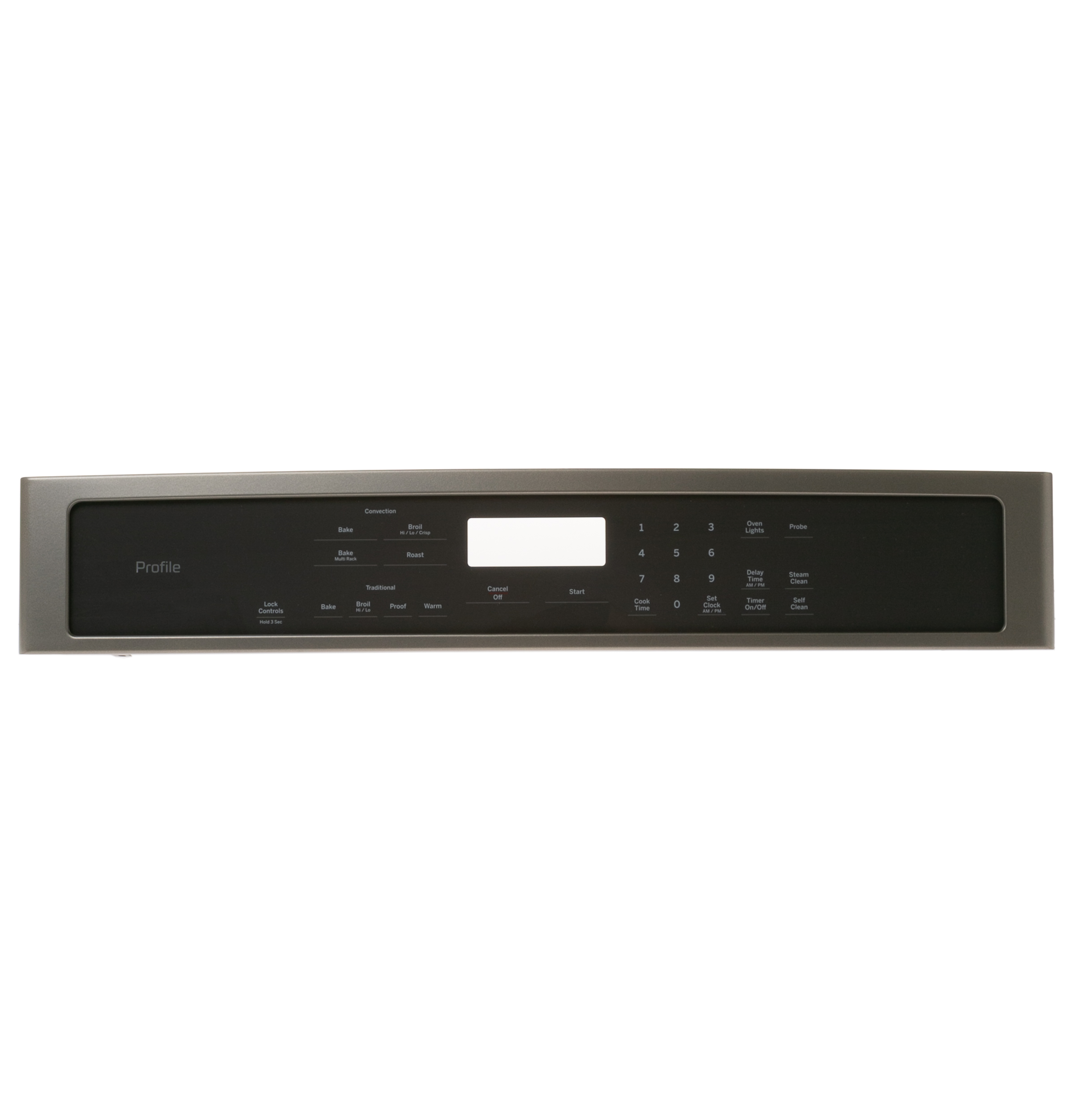 WB56X25735 GE Oven Control Panel Glass Assembly
