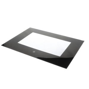 WB56X26637 GE GLASS OVN DR OTR (BK) OEM