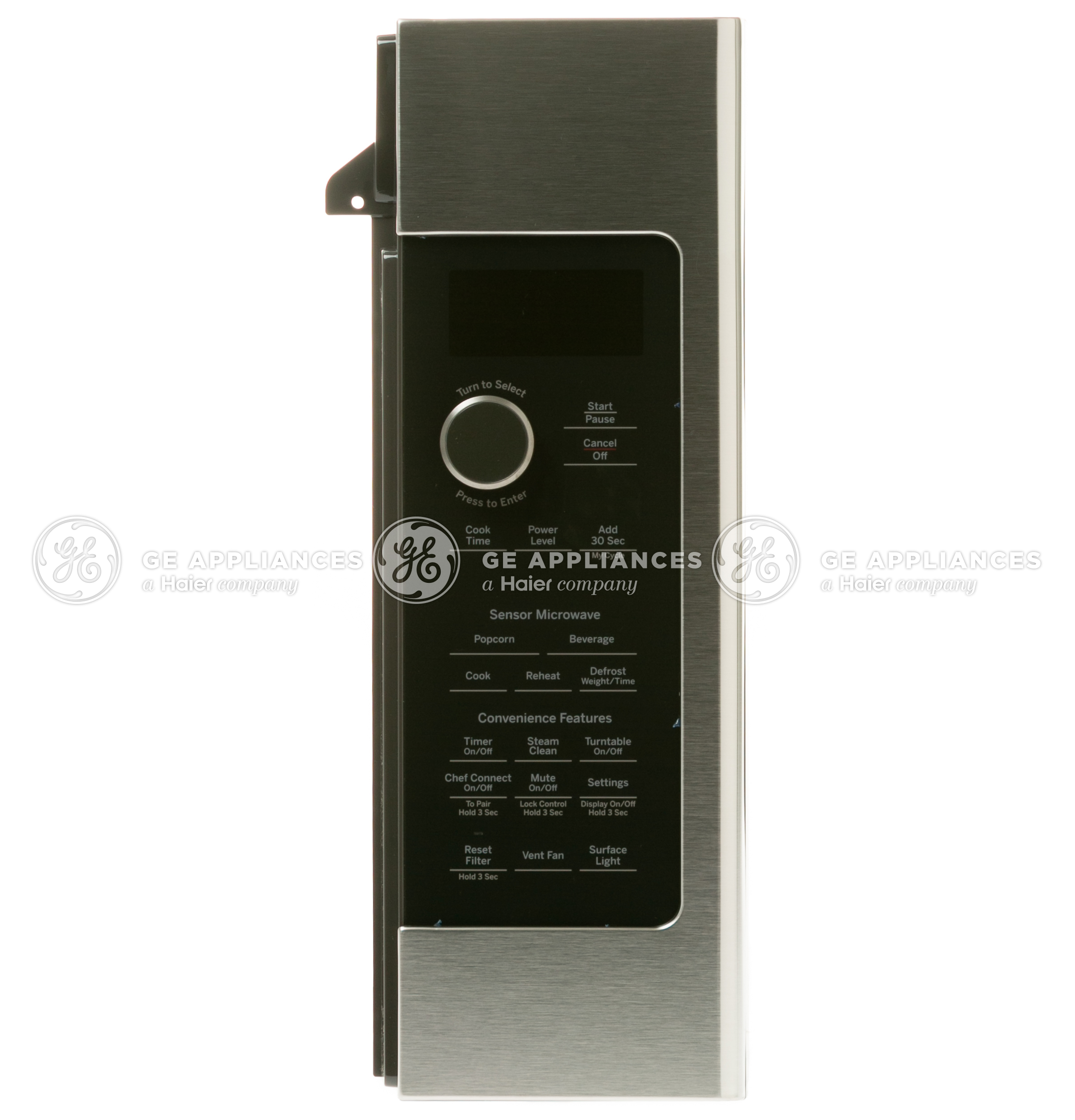 WB56X26811 GE Microwave Control Panel Assembly Stainless Steel