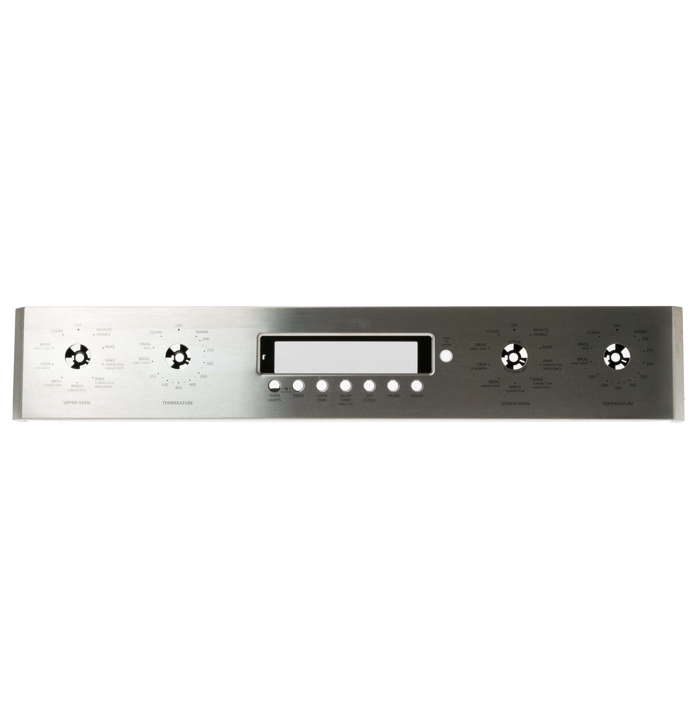 WB56X28525 GE Oven Control Panel and Frame Assembly