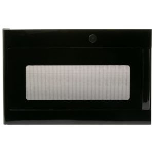 WB56X30285 GE Microwave Black Door with Flat Logo