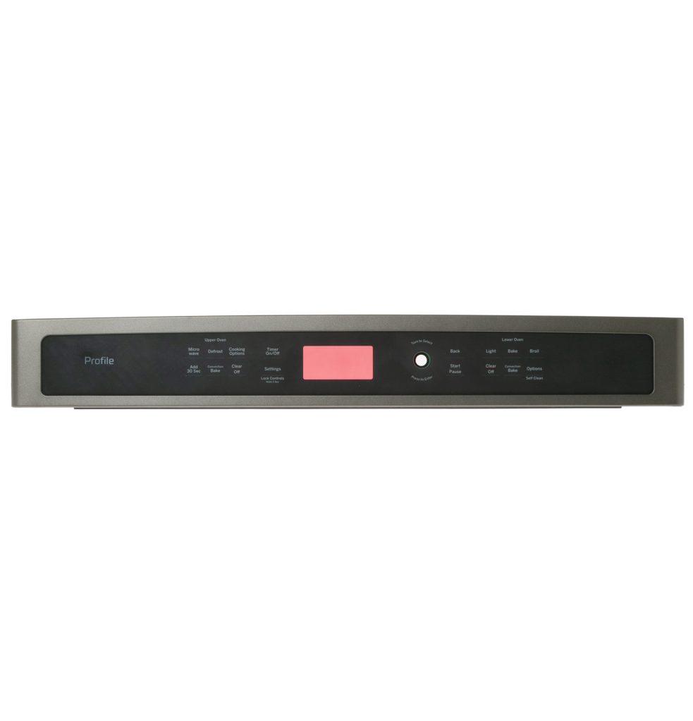 WB56X32700 GE Microwave White LED Control Panel Assembly