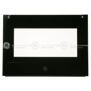 WB56X32837 GE Oven Black Outer Door Assembly