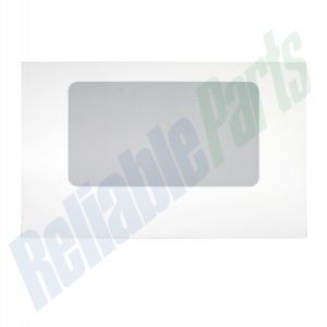 WB57K5 GE Range White Glass Door OEM Replacement, NEW FAST SHIP Fits Many Appliance Models