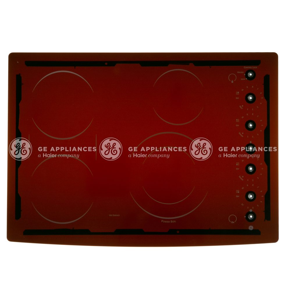 WB62T10570 GE Oven Black Glass Maintop Assembly