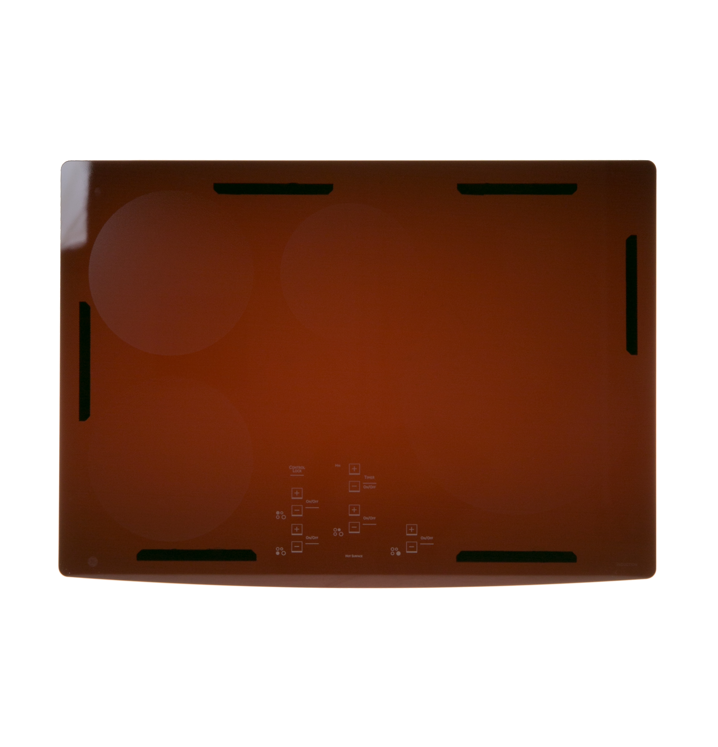 WB62X10052 GE Oven Cooktop Glass Maintop Black