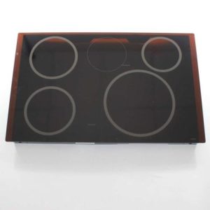 WB62X20972 GE Oven Black Glass Maintop Assembly