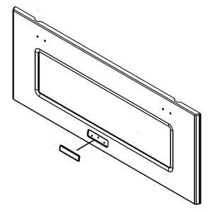 W10585731 Whirlpool Microwave Door