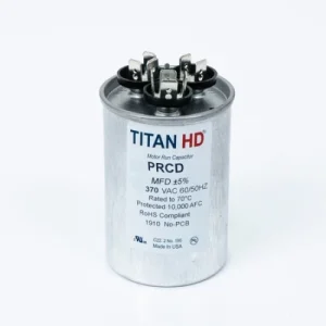 1 of PRCD505A Packard Titan HD Run Capacitor 50+5 MFD 370 Volt Round OEM Replacement, NEW FAST SHIP Fits Many Appliance Models