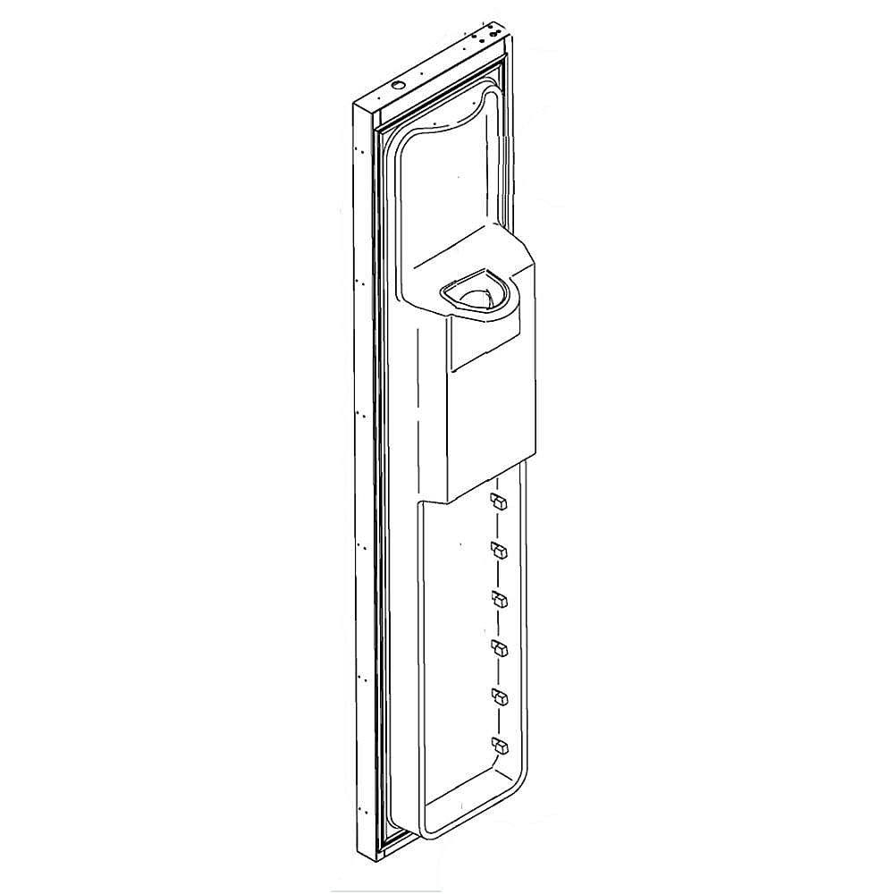 WR78X30087 GE Refrigerator Freezer Door 36/42"