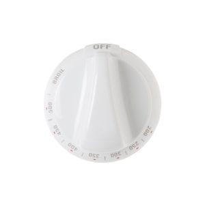 WB03K10036 GE RANGE OVEN KNOB WHITE OEM