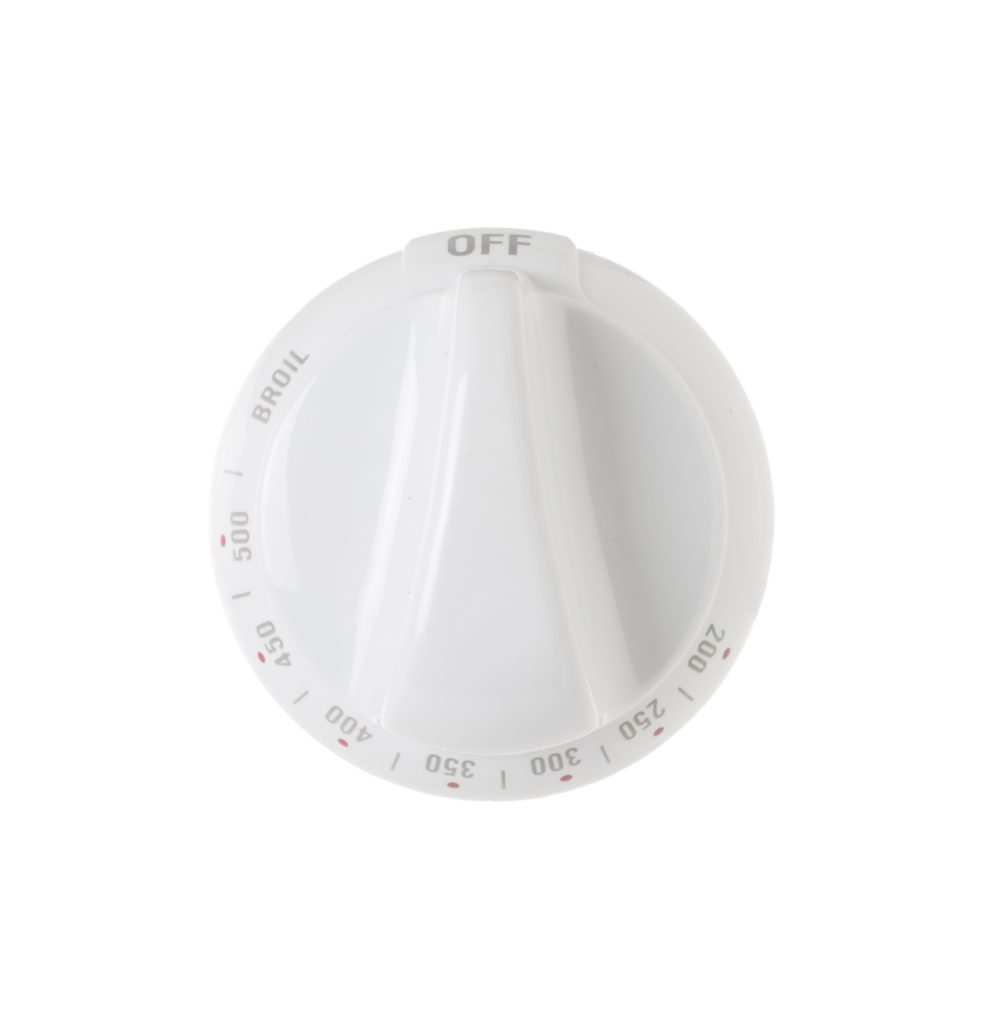 WB03K10036 GE RANGE OVEN KNOB WHITE OEM