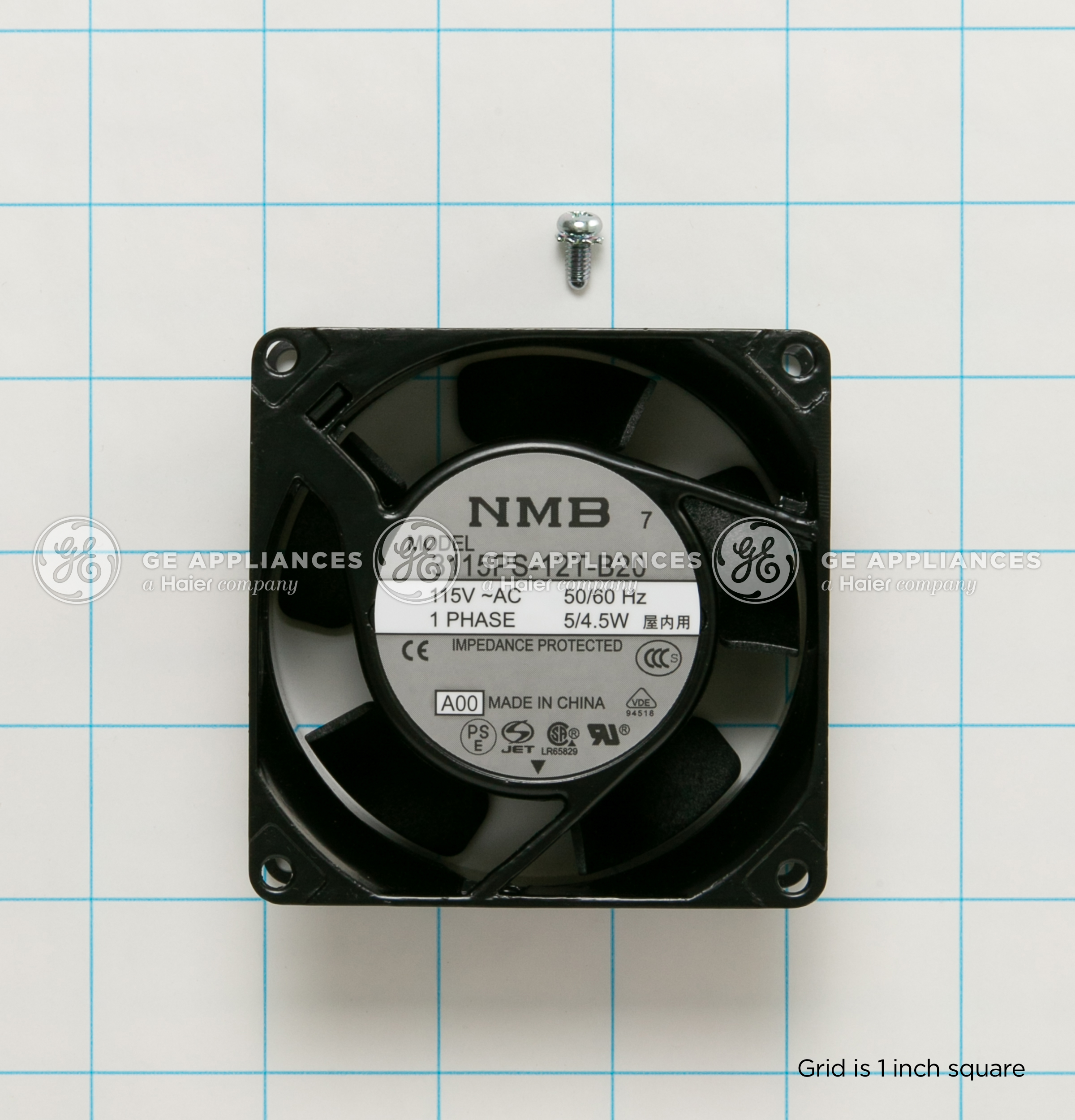 WR60X26032 GE Refrigerator Drain Pan Fan Kit - Image 4