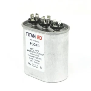 1 of POCD4515A Packard Titan HD Run Capacitor 45+15 MFD 370 Volt Oval OEM Replacement, NEW FAST SHIP Fits Many Appliance Models