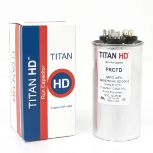 1 of PRCFD355A Packard Titan HD Run Capacitor 35+5 MFD 440/370 Volt Round OEM Replacement, NEW FAST SHIP Fits Many Appliance Models