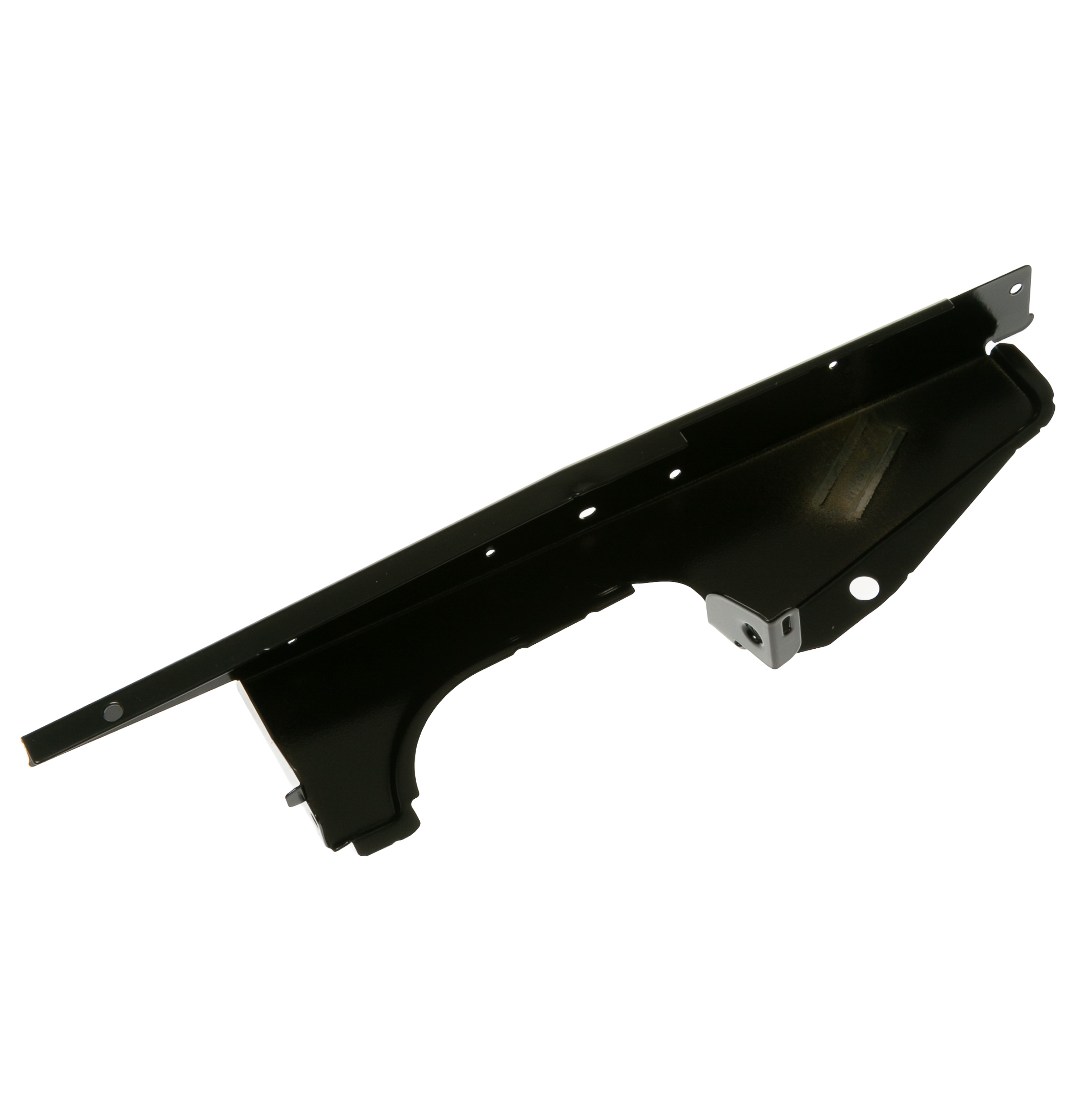 WB07X27826 GE Range Right End Plate (Black) - Image 2