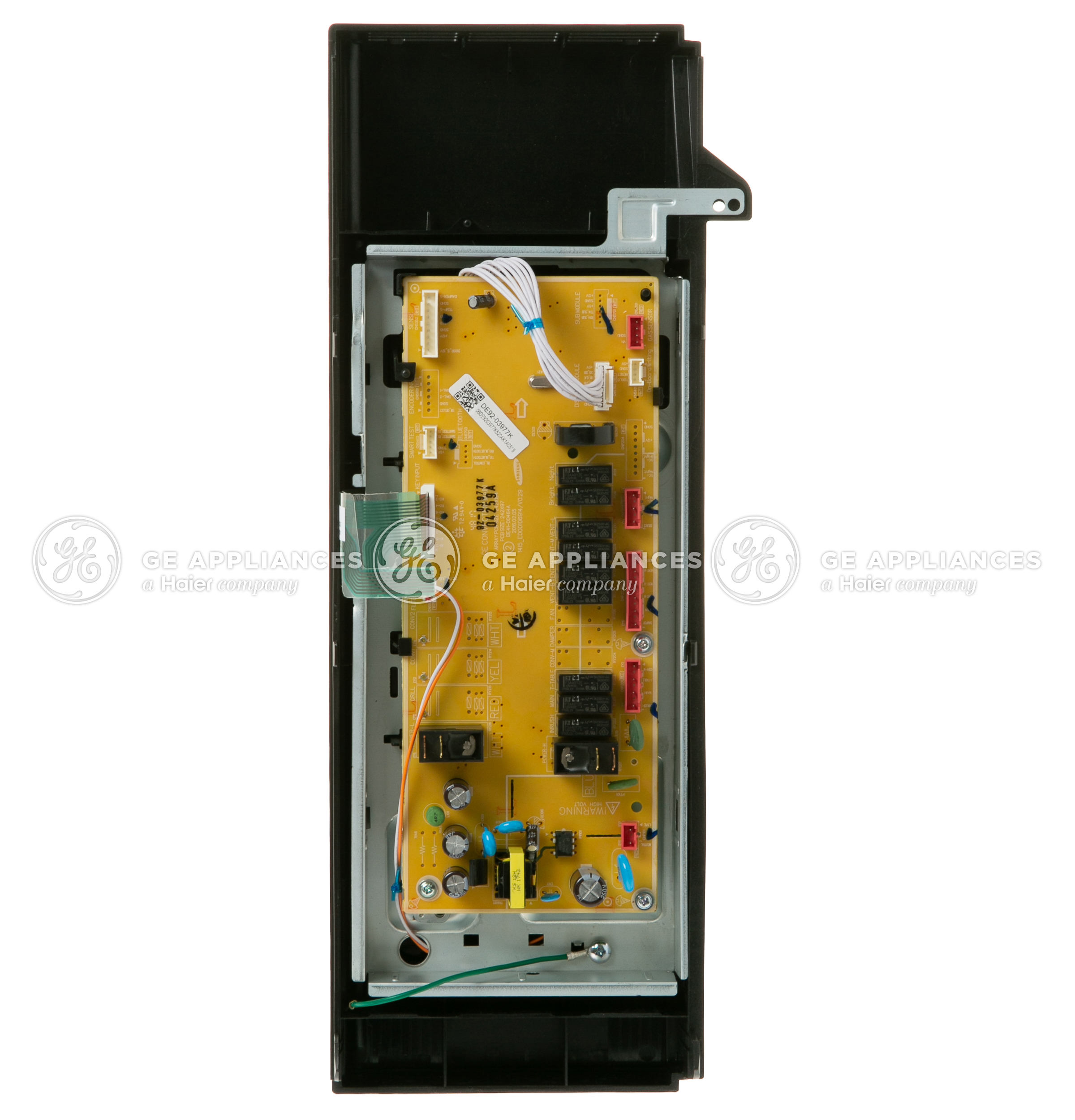 WB56X30642 GE Microwave Dark Slate Control Panel White - Image 2