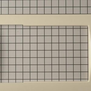 WR38X10364 GE Refrigerator Bisque Trim Recess Dispenser