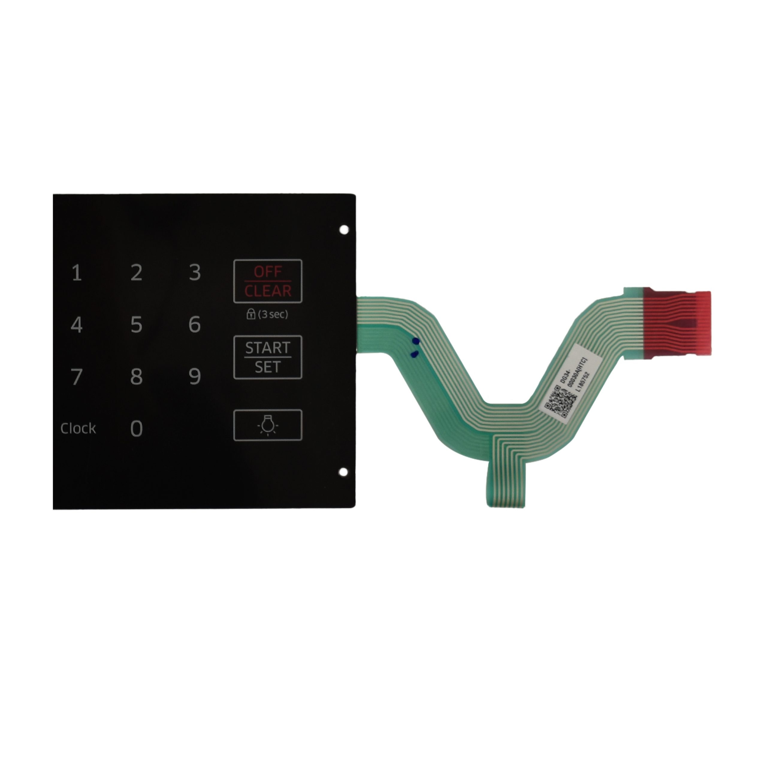 DG34-00030A Samsung SWITCH MEMBRANE;NE59J7630SS PC 5V 200 10 OEM - Image 3