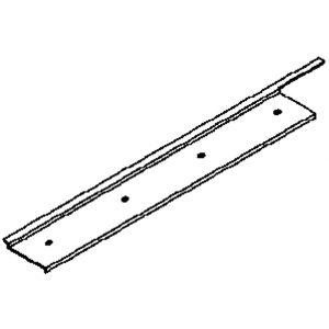 WR38X10332 GE Refrigerator Top Door Trim
