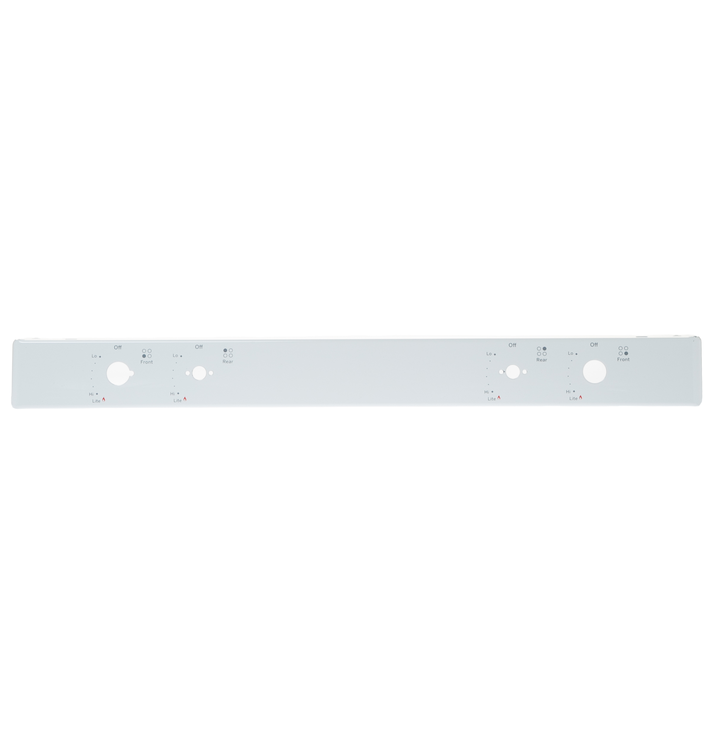 WB36X31442 GE Range White Manifold Panel