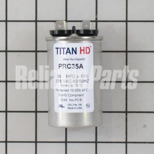 1 of PRC35A Packard Titan HD Run Capacitor 35 MFD 370 Volt Round OEM Replacement, NEW FAST SHIP Fits Many Appliance Models