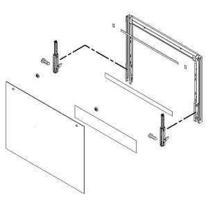 W11110939 Whirlpool Glass Door
