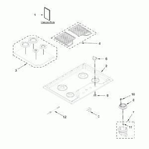 1 of W11193482 COOKTOP
