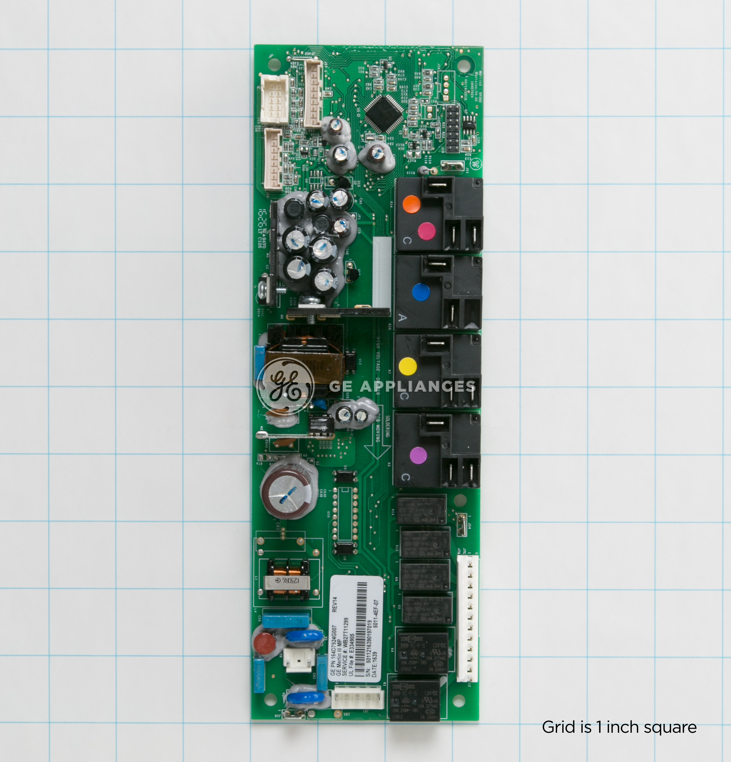 GE OEM WB27T11356 Oven Printed Circuit Board Assembly - Image 2