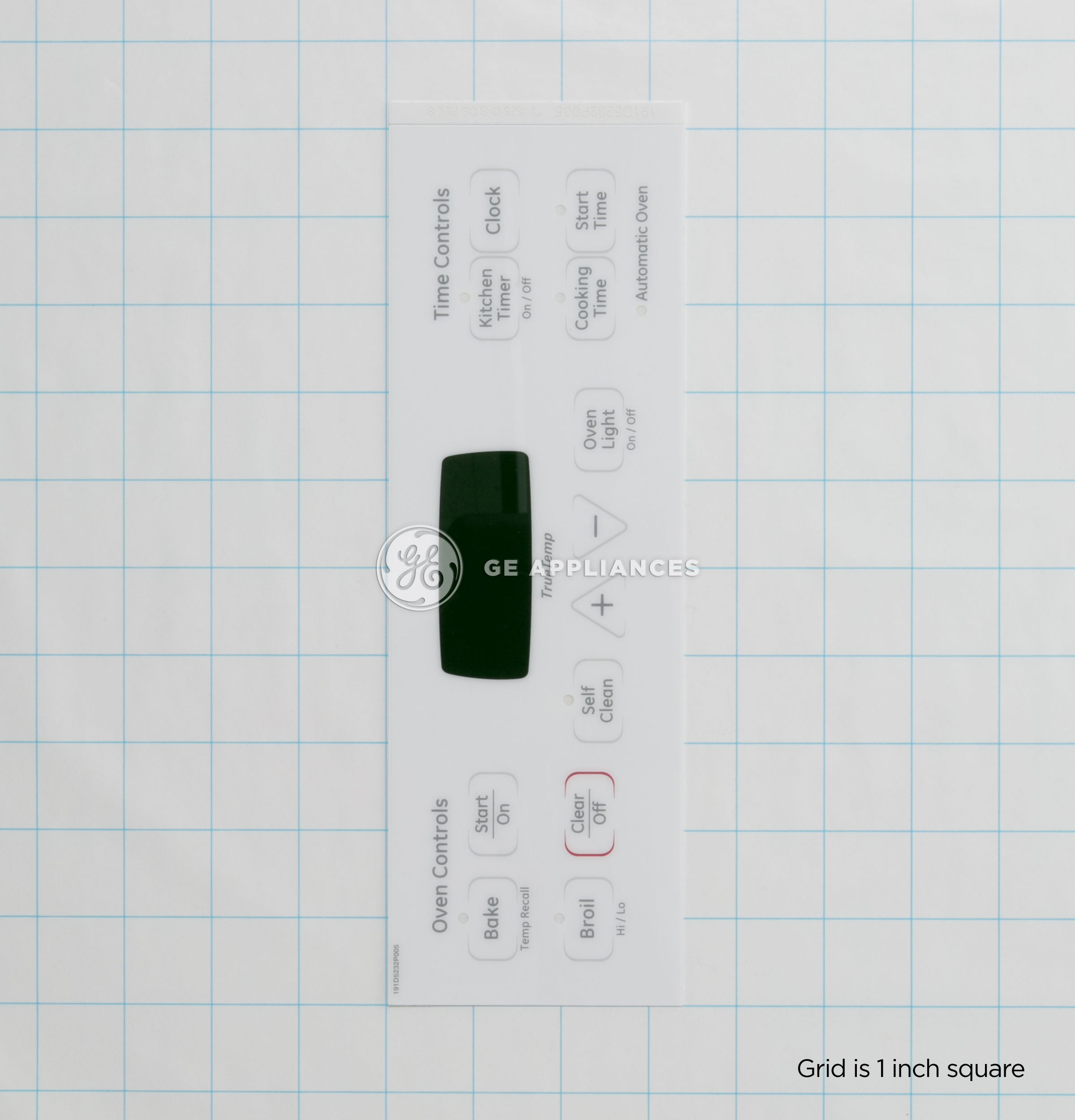 1 of WB27T11006 GE Oven Overlay OEM Replacement, NEW FAST SHIP Fits Many Appl... - Image 3