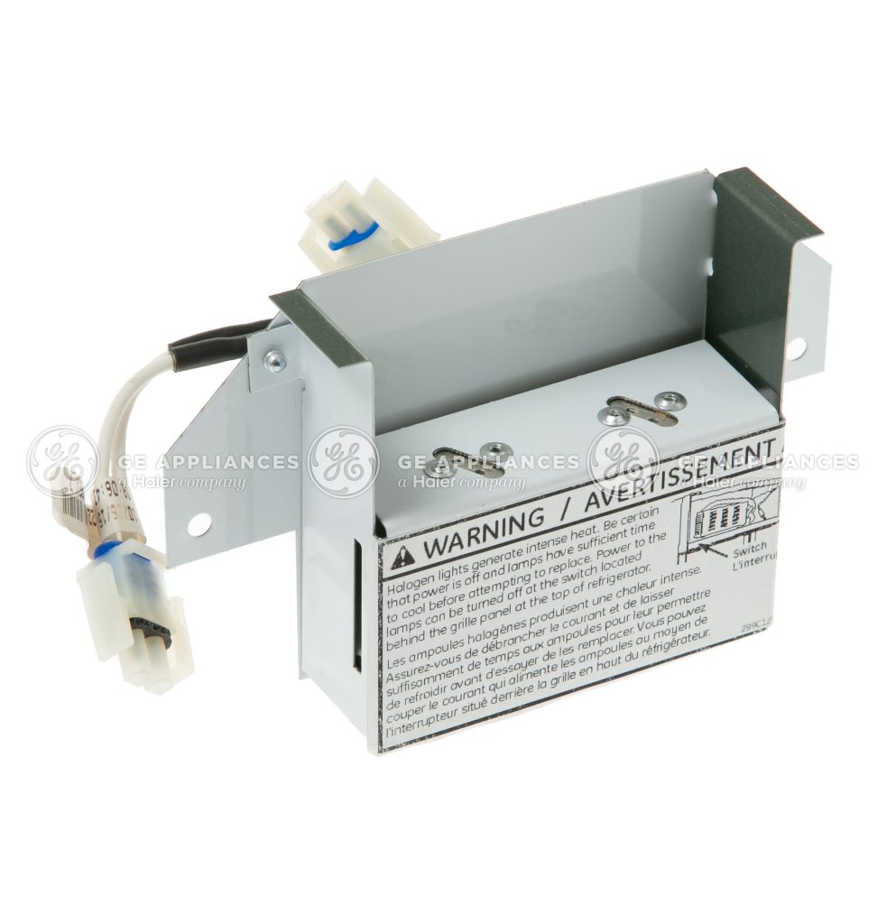 WR02X11565 GE Refrigerator Bulb Housing Assembly