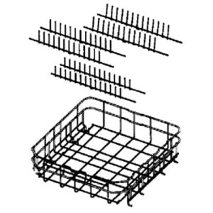 DD97-00197B Samsung Dishwasher Lower Basket Assembly