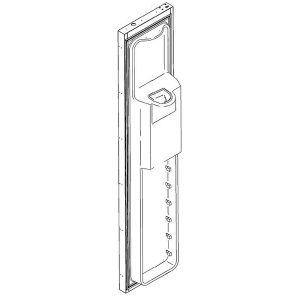 WR78X10885 GE Refrigerator Black 48-Inch Dispenser Door