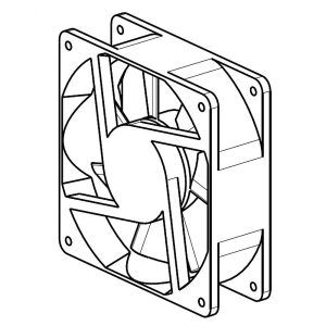 EAU61663201 LG Cooling DC Motor Assembly
